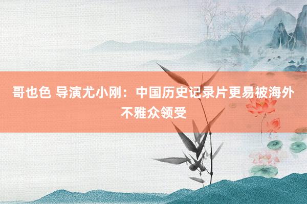 哥也色 导演尤小刚：中国历史记录片更易被海外不雅众领受